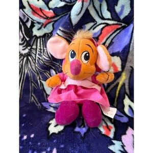 Cinderella Suzy Disney Store plush Stuffed Mouse 8 in